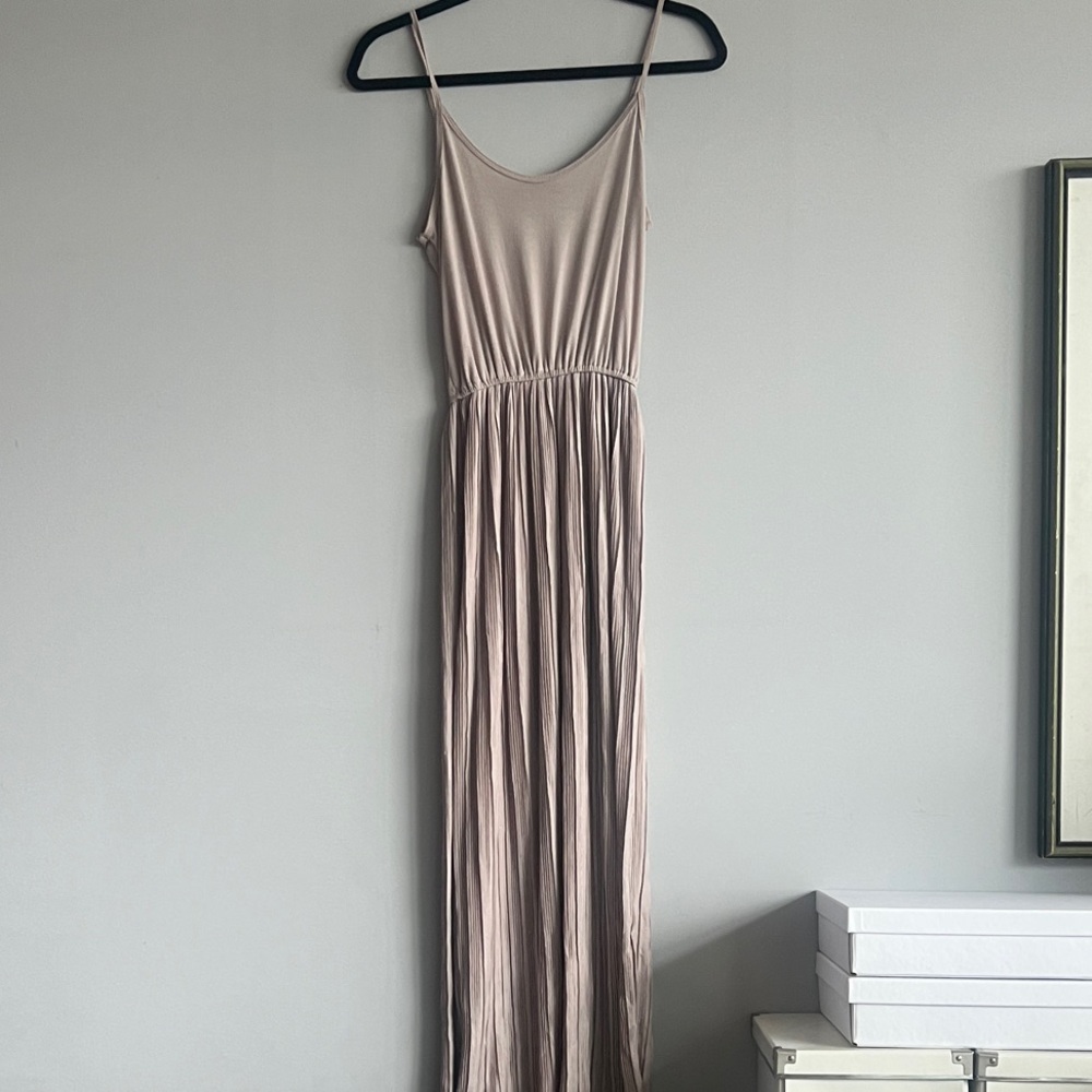 OAK + FORT Light Muted Lilac Maxi Dress